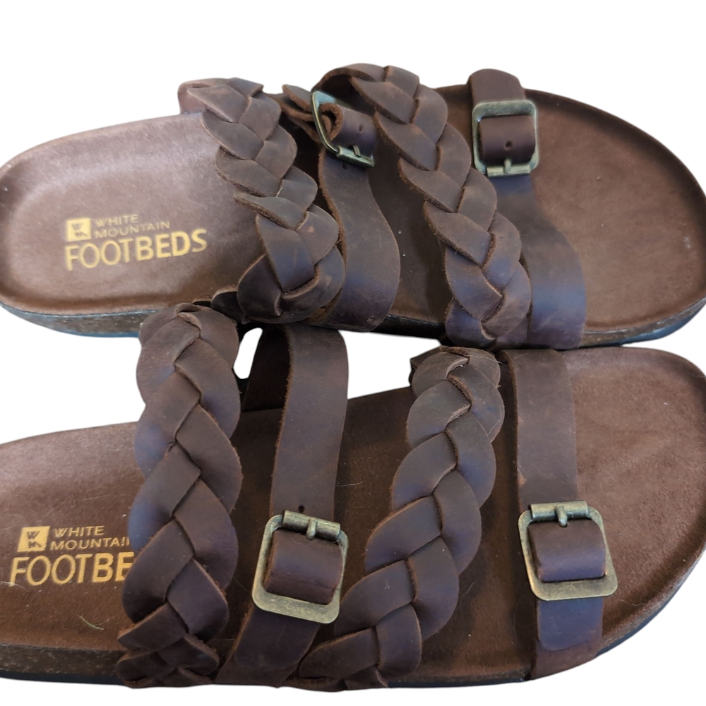 NWOT White Mountain Holland Slide Sandals